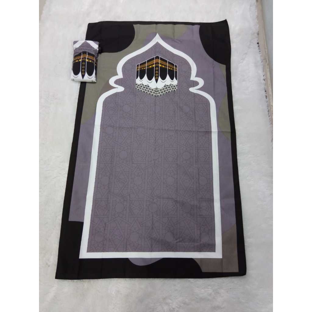 

Arbifa | Sajadah Travel jumbo motif Makkah Coklat Pouch Sejadah traveling Turki untuk souvenir Umroh hampers lebaran/ langsung proses