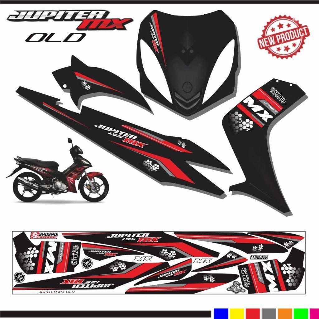 Striping Jupiter Mx Old / Stiker Variasi Jupiter Mx Lama Variasi Keren