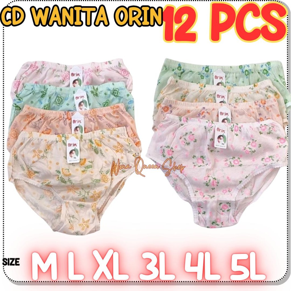 12 Pcs Celana Dalam Anak Remaja Wanita 1 Lusin Cd Anak Remaja Wanita Lusinan Murah ORIN