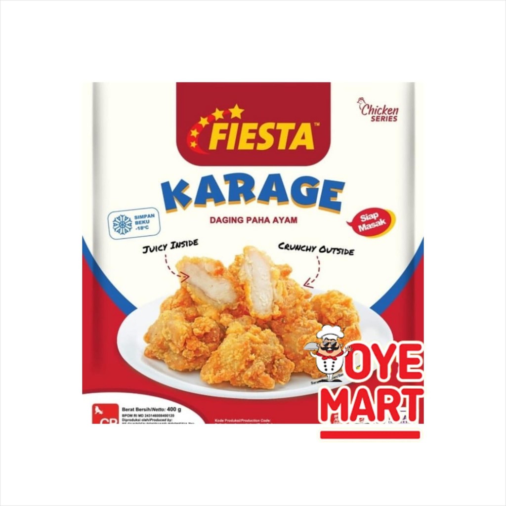 

FIESTA CHICKEN KARAGE 400GR / DAGING PAHA AYAM