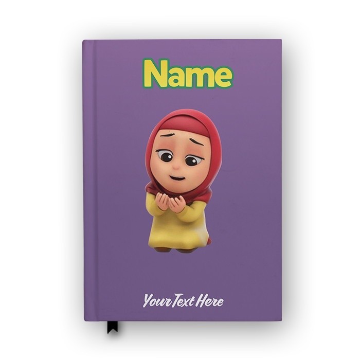 

Buku Catatan Jurnal Rara2 Nussa Hardcover Custom Nama Agenda Diary Notebook A5 A6