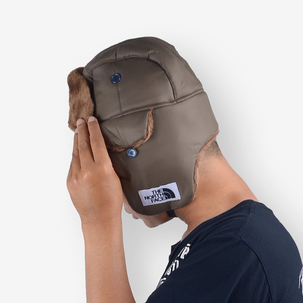 Topi Salju Faux Fur Ushanka