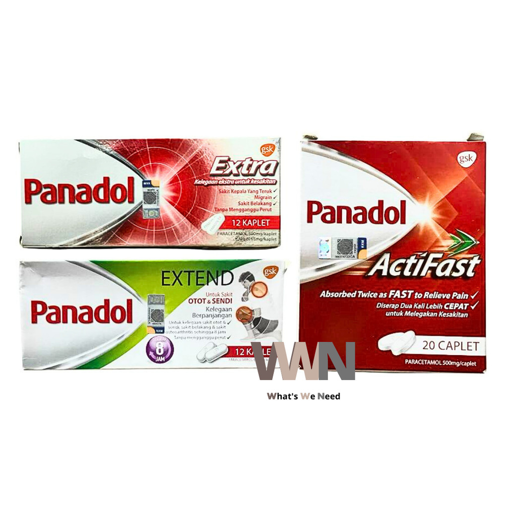 Panadol Actifast / Extra / Extend Original Malaysia