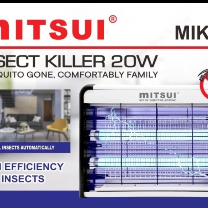 Mitsui Insect Killer MIK 02 20w / Penangkap Nyamuk / Penangkap Lalat