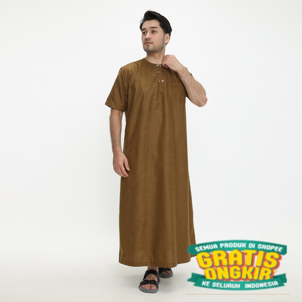 SHOHIB JUBAH PRIA OMAN LENGAN PENDEK/ Mewah