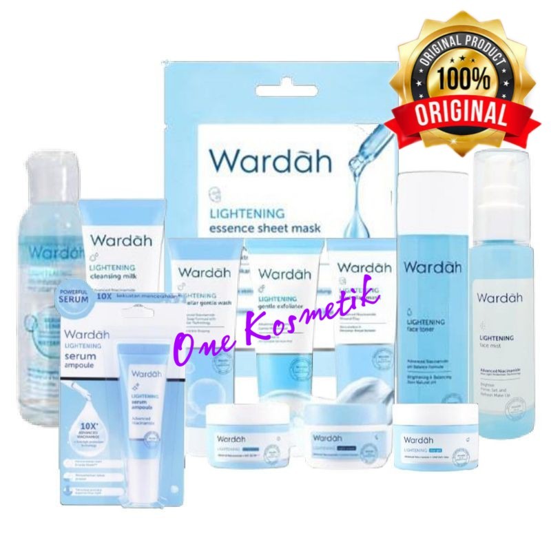 Wardah Paket Lightening series|Paket Wardah Lightening Series