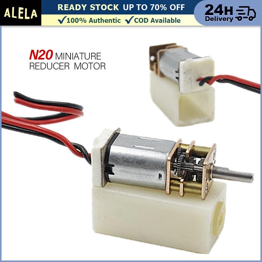 DC Micro Motor N20 DC 3-6V Slow Speed Reduction Gearbox 50 RPM 100 RPM