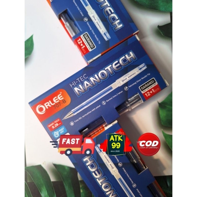 

Pulpen Biru Isi 12+1 HITECH BIRU/NANOTECH/Pulpen Basah/Pen Cair/Pena gel Biru/Ballpen