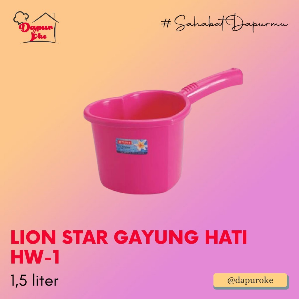 Lion Star Gayung Hati HW-1 / Gayung Mandi