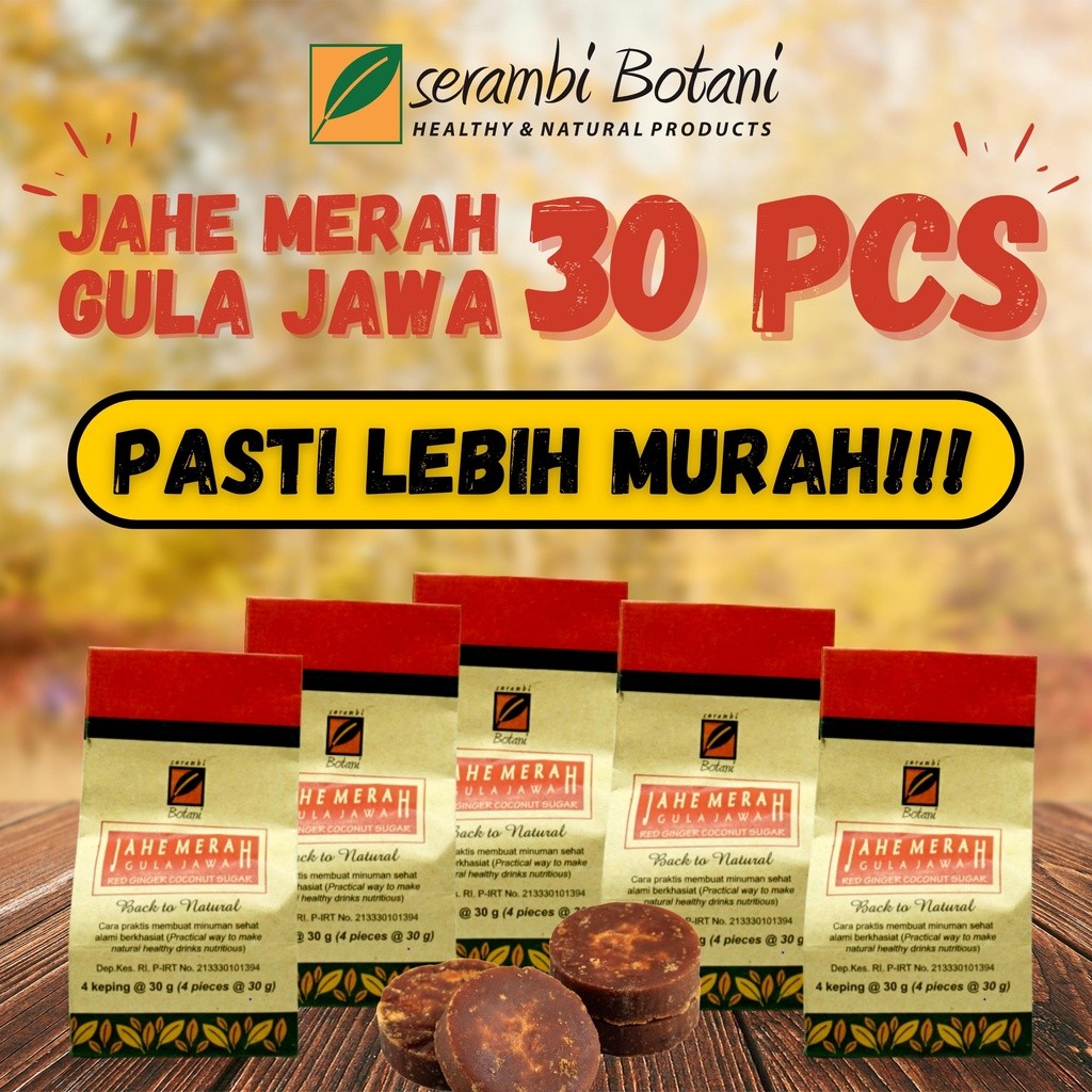 

Alamora Budling Hemat Jahe Merah Gula Jawa Isi 4 - 30 Pcs