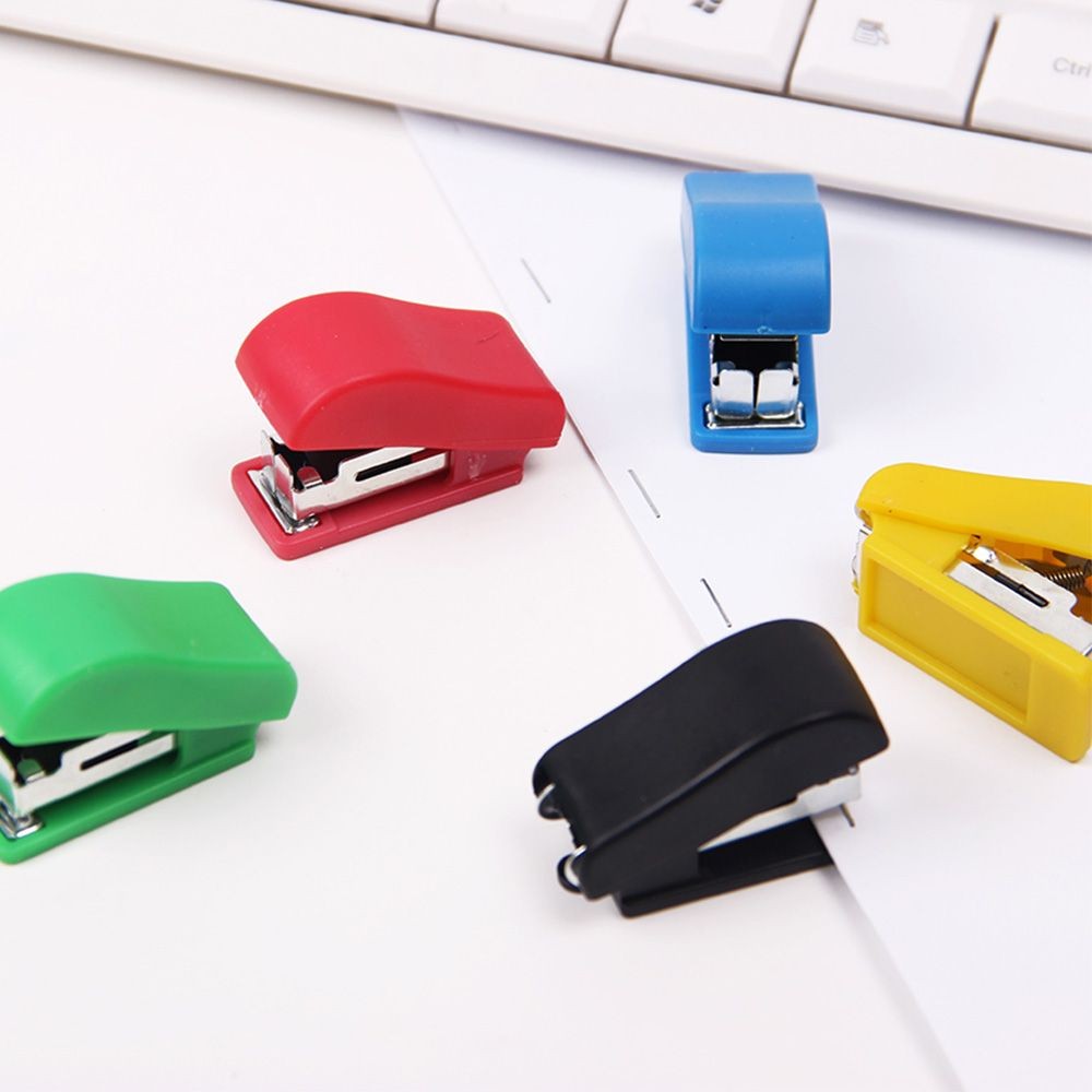 

Mini Teacher School Supplies Tool Stationery Stapler Set Paper Binding Finisher