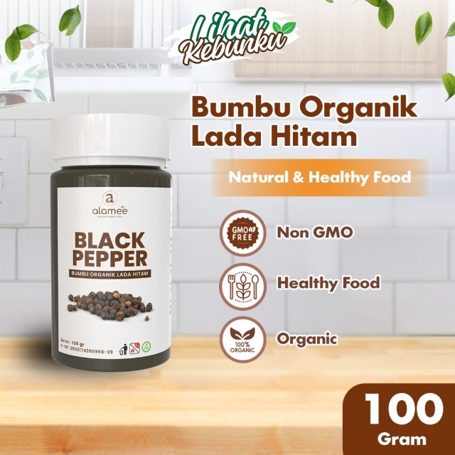 

ALAMEE Blackpepper Powder Lada Hitam Bubuk Black Pepper Bumbu Dapur Instan LIHAT KEBUNKU