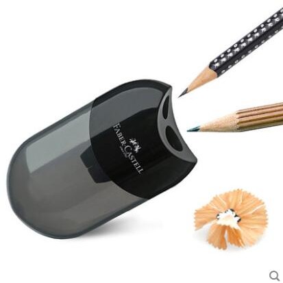 

Single Or Two Holes Pencil Sharpener Oval Sharpener 3 Colors Stationary 3 Pieces/Lot School Supplies
