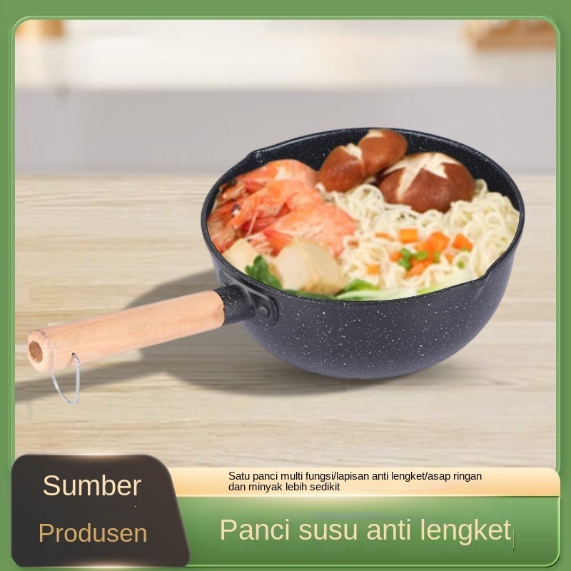 Okkingkitchen Panci Mie Instan Panci Susu Kecil Panci Salju Gaya Jepang Panci Yukihira Panci Batu Ma