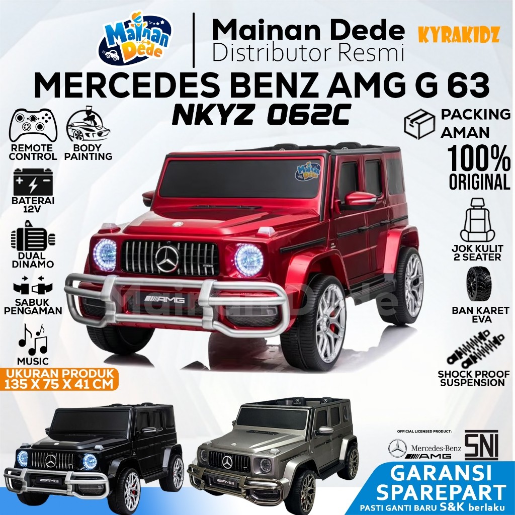 Mainan Mobil Aki Anak Mercedes Benz AMG G 63 NKYZ 062C Licensed