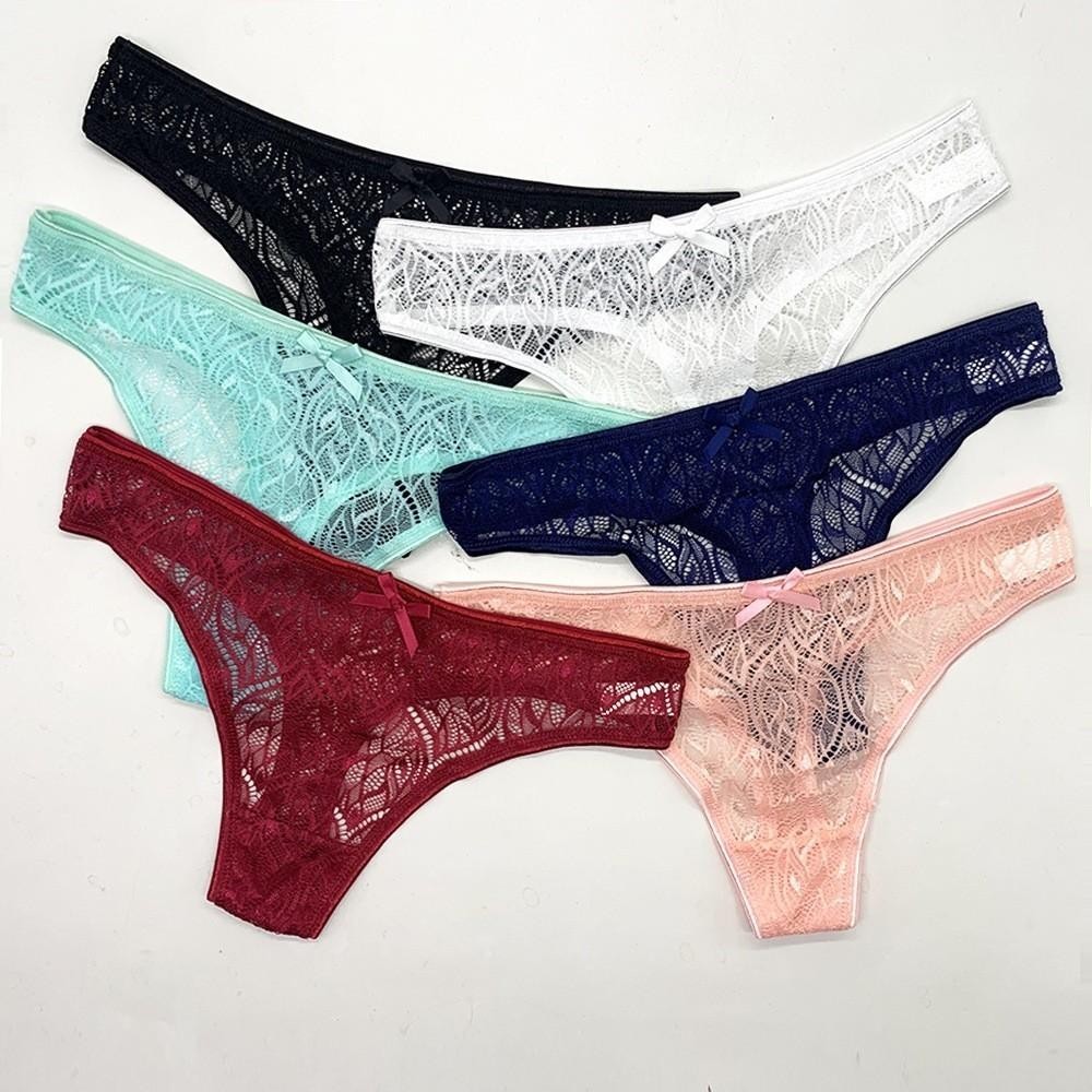 Celana Dalam Wanita G String Lace transparan Sexy Thongs 1268
