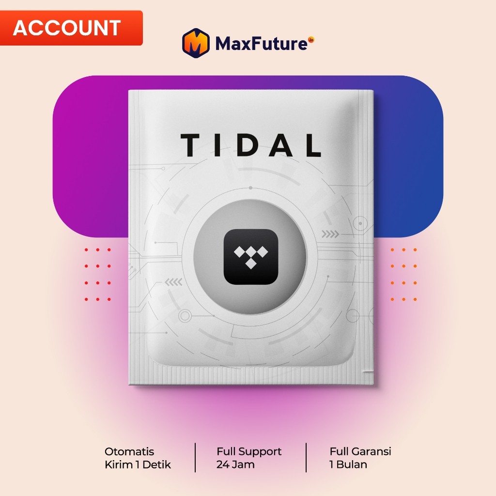 [1tahun] Tidal Music | Tidal Pro | Tidal Family | Tidal Musik Premium