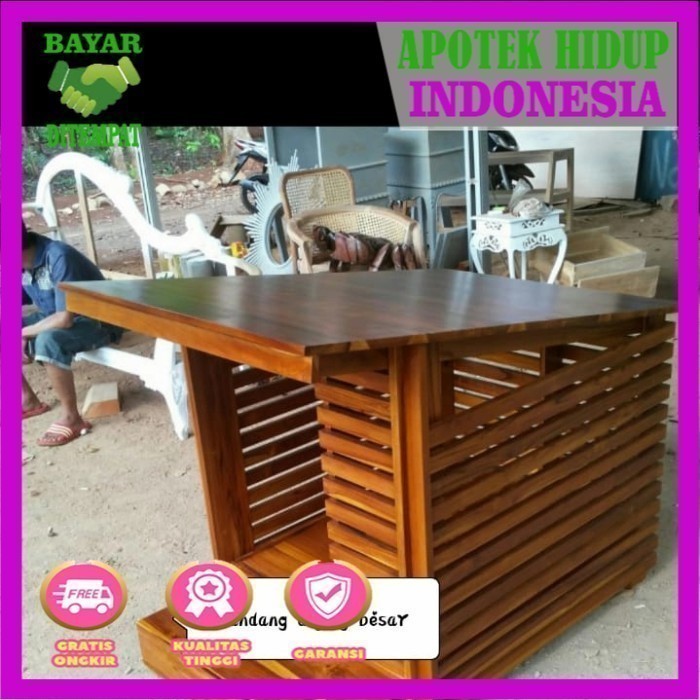 kandang anjing kayu besar murh / kandang anjing / kandang anjing murah