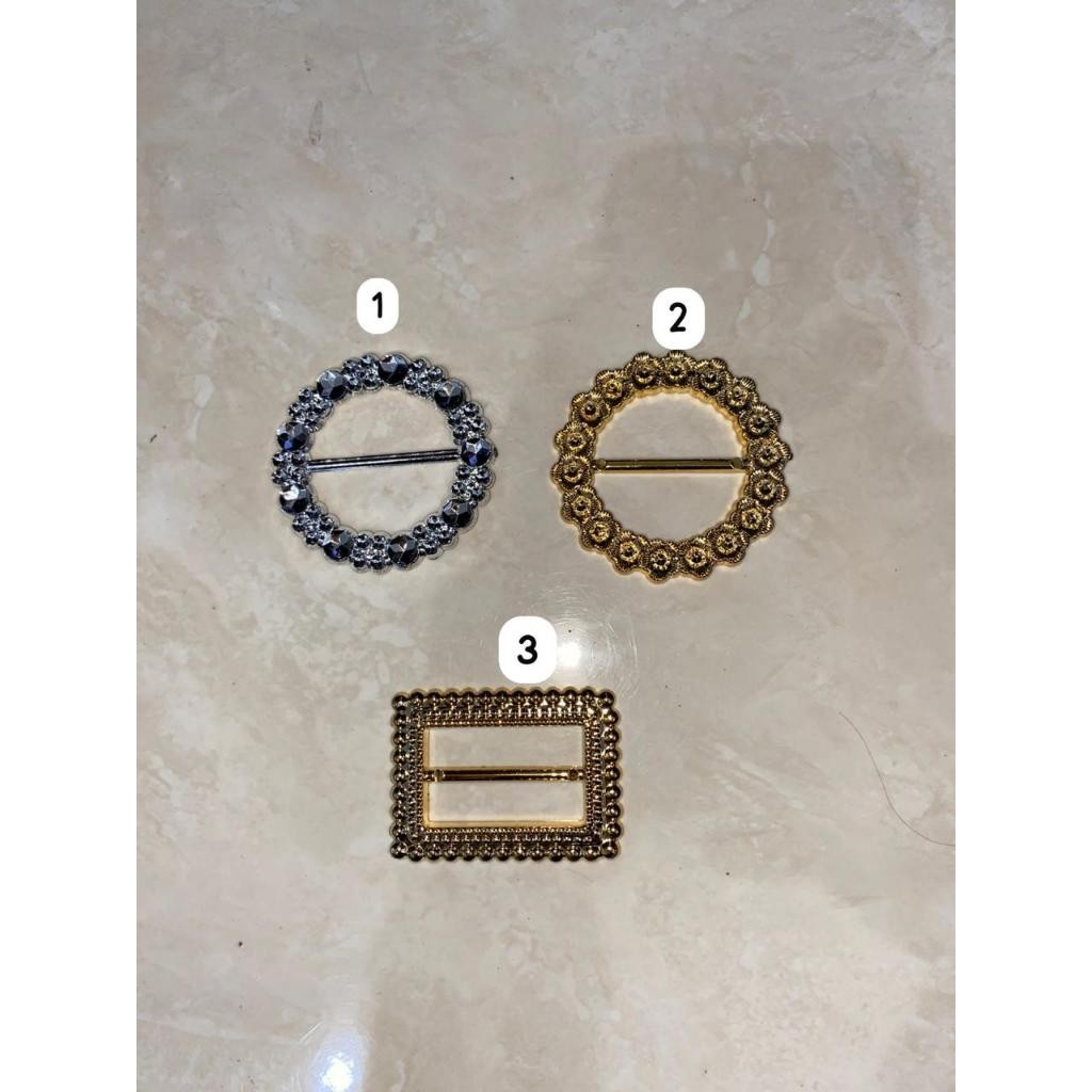 GESPER RING HIJAB/BROS RING GESPER HIJAB 3 CM/KEKINIAN/PREMIUM PENITI BROS