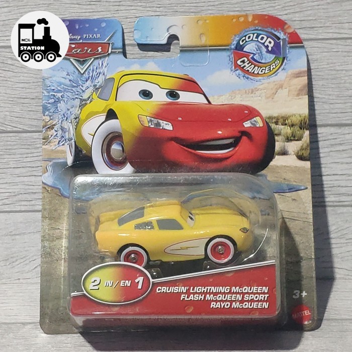 PRS99 Disney Pixar Cars Diecast - COLOR CHANGERS CRUISIN LIGHTNING MCQUEEN