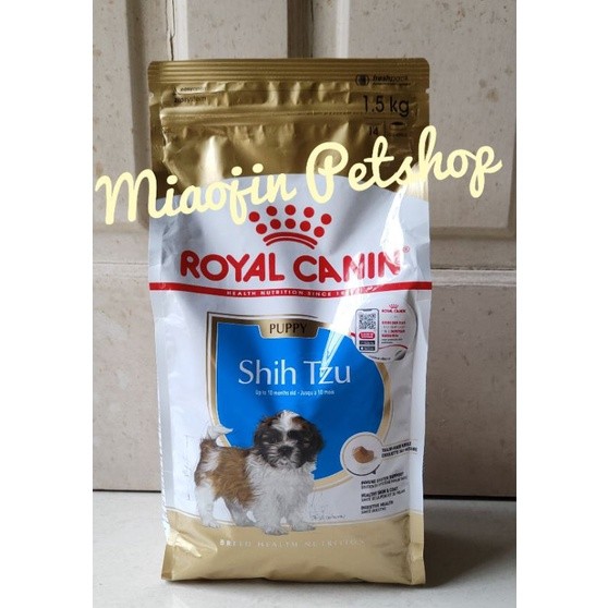 Royal Canin Shih Tzu Puppy 1.5kg - Makanan Anak Anjing Dog Food Pakan Happy Anabul Dry Small Kecil S