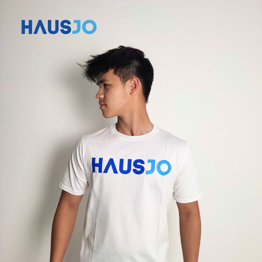 T-shirt Hausjo White - Kaos Lengan Pendek Hausjo