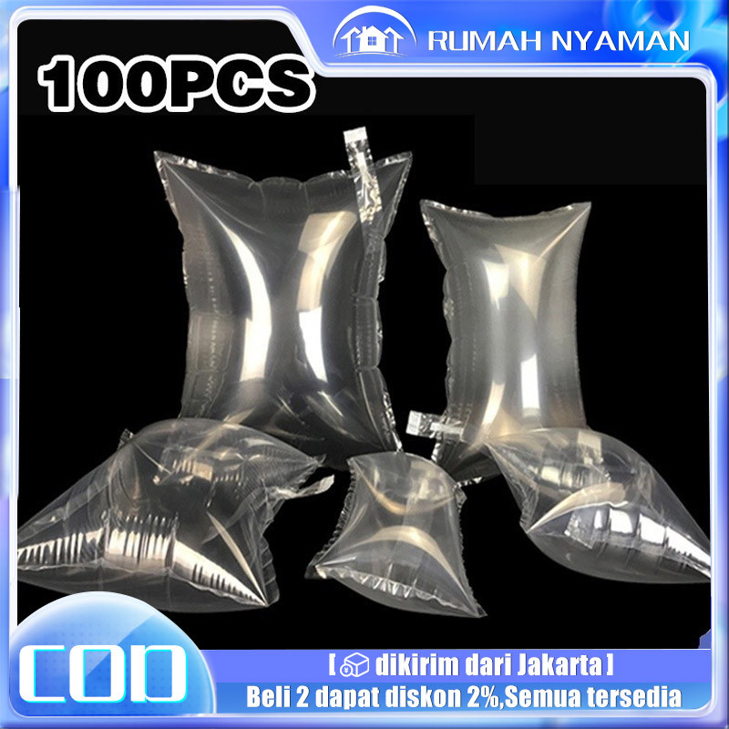 

100PCS Inflatable Buffer Bag Air Cushion Pillow Bubble Wrap Maker Express Package 100PCS