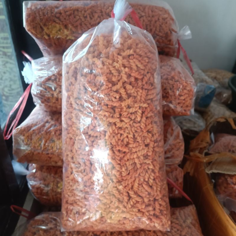 

1kg makaroni spiral pedas balado termurah