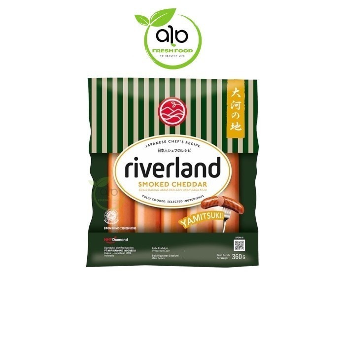 

RIVERLAND SMOKED CHEDDAR SAUSAGE 360 GR - SOSIS - BEST Fresh Food