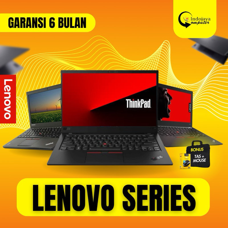 Laptop LENOVO CORE i5 / i7 RAM 8GB SSD 256GB Mulus / Original / Bergaransi