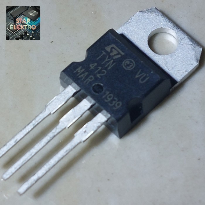 TYN 412 To-220 TYN412 SCR Triac Thyristor 12A 400V ST Transistor
