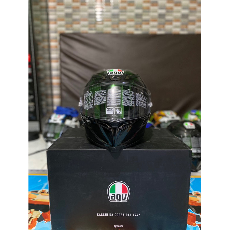 Helm Pista GP RR Mono Glossy Carbon Fiber