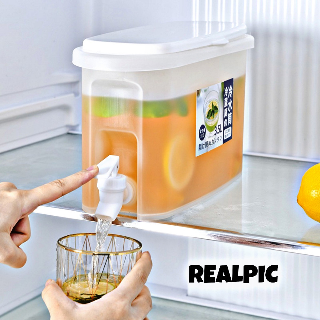 DISPENSER KULKAS 3.5 LITER DISPENSER OVAL DISPENSER AIR MINUM KULKAS DISPENSER KRAN AIR