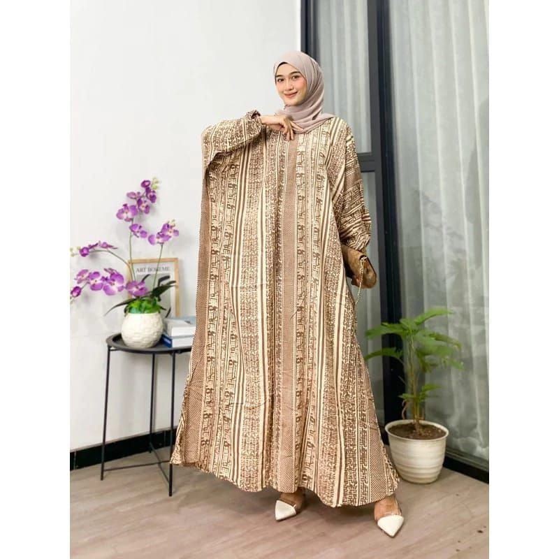 KAFTAN PREMIUM // Daster Kaftan Jumbo Terbaru 2024 Premium Daster Kaftan Kekinian Lengan Panjang