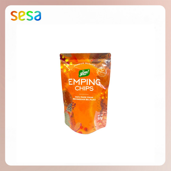 

YUM! Emping Chips 50gr - Keripik Glutenn MSG Free
