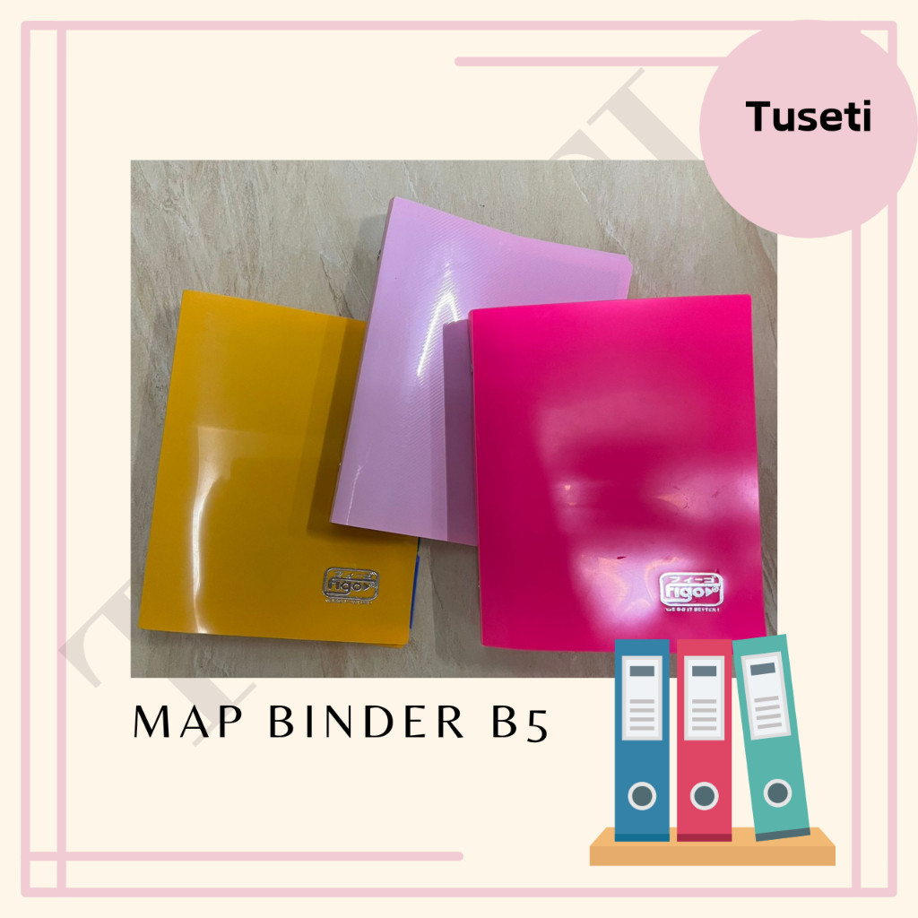 

Binder Note Pastel Figo B5 | Notebook Buku Catatan Loose Leaf