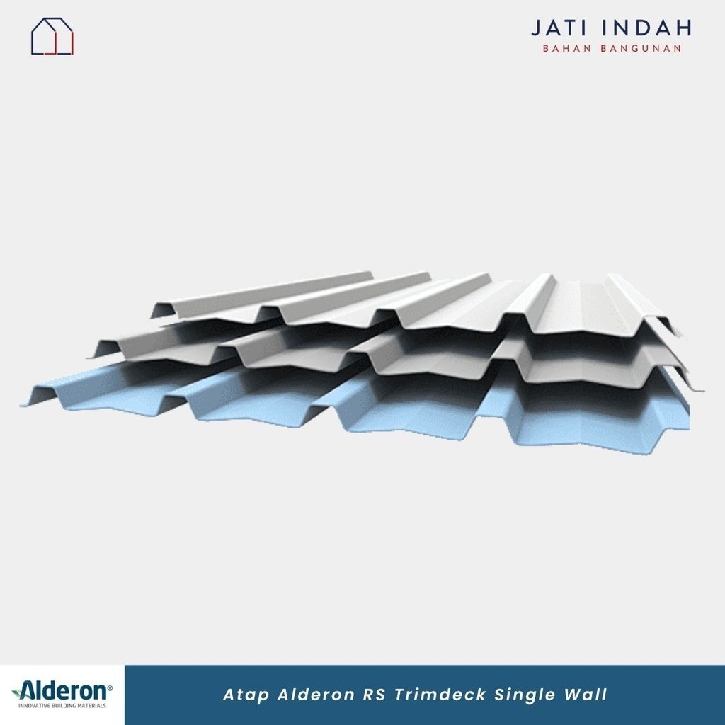 ALDERON RS Trimdeck Atap UPVC Single Layer