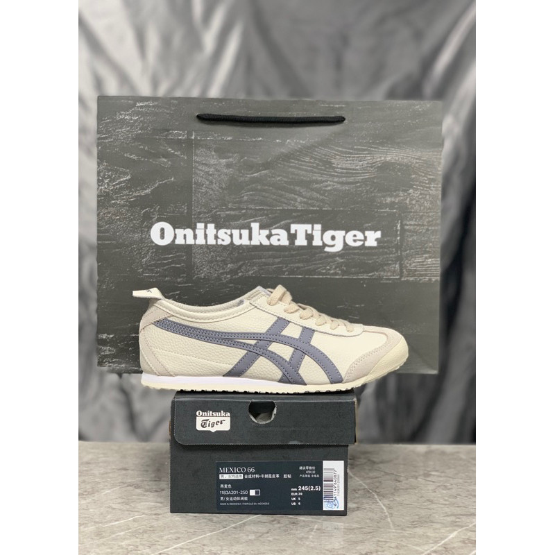 Sepatu Onitsuka Mexico 66 Cream Blue