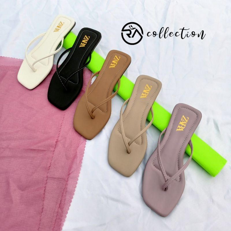 sandal wanita sandal jepit sandal kekinian Korean stail OJ 03 Zaira store