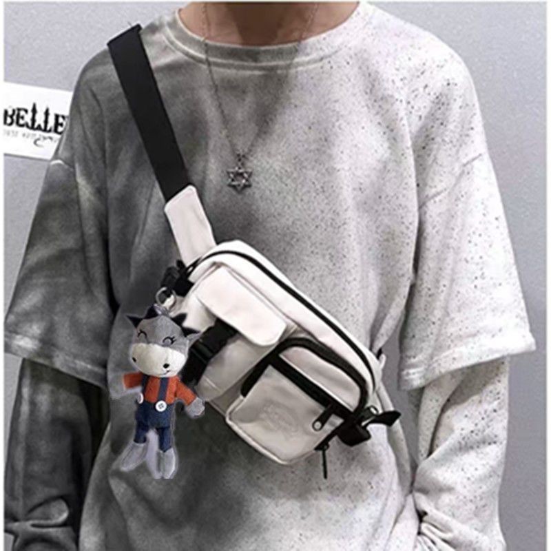Tas Bahu Pria Tas Dada Hip-Hop/Tas Selempang Pria Trendi Tas Selempang Merek Trendi Tas Bahu Pria  T