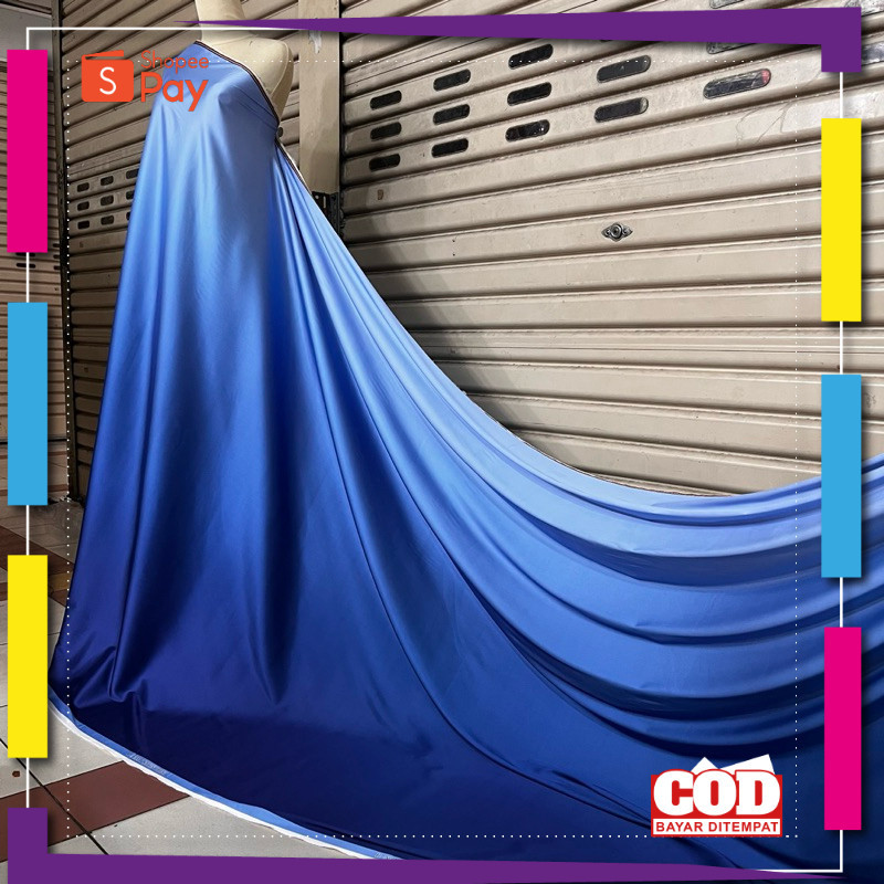 KAIN LEMBUT HALUS ADEM TEBAL / (COD) Gradasi Silk Original | Silk Premium | Polos Ombre | Bahan Gami