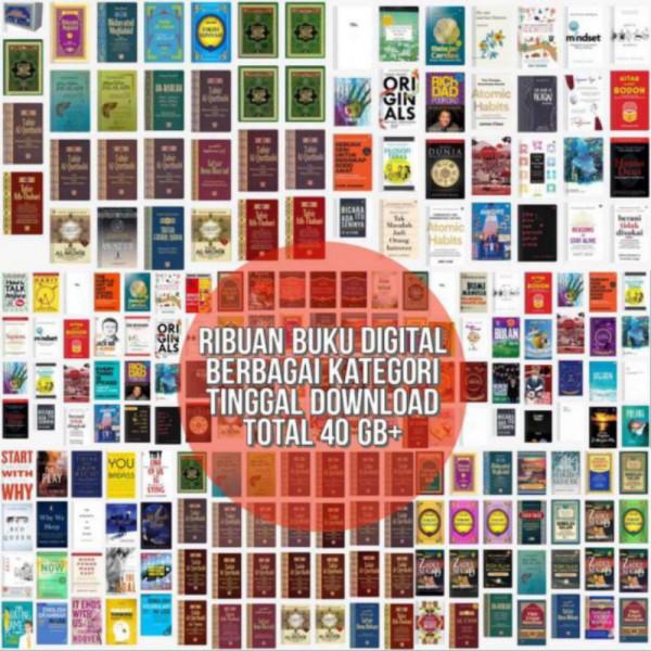 Database Ebook Paket File Buku Digital Google Drive 50GB PDF