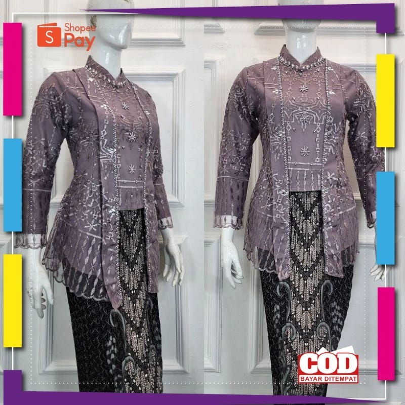 KAIN LEMBUT HALUS ADEM TEBAL / (COD) Kebaya Kutu Baru Hijab | Kebaya Wisuda | Kebaya Pesta | Kebaya 