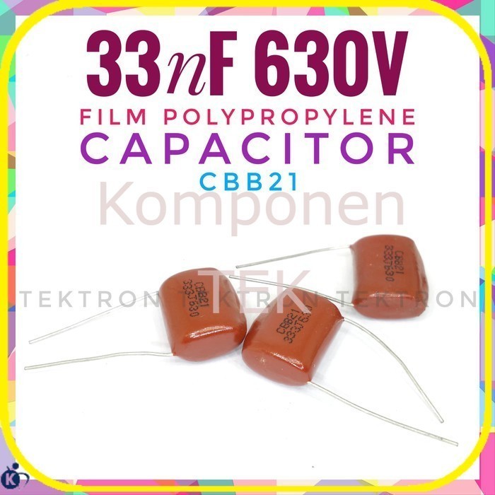 33nF 630V CBB21 Metalized polypropylene film capacitor 333 0. 033uF