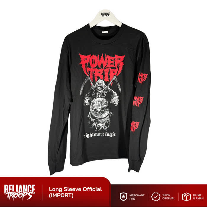 Long Sleeve Official | Power Trip - Nightmare Logic Reaper