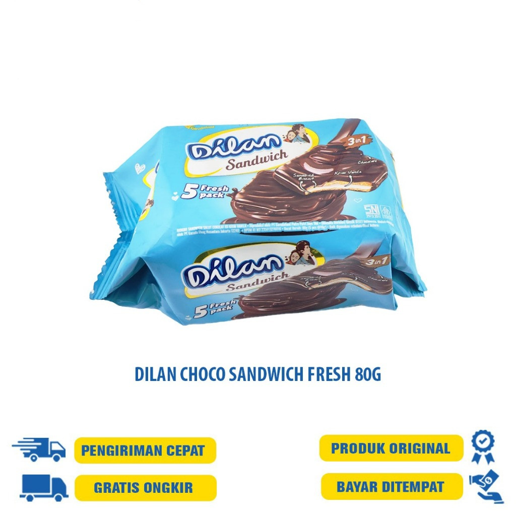 

DILAN CHOCO SANDWICH FRESH 80GR/DILAN CHOCO CRUNH C.POUCH 95GR