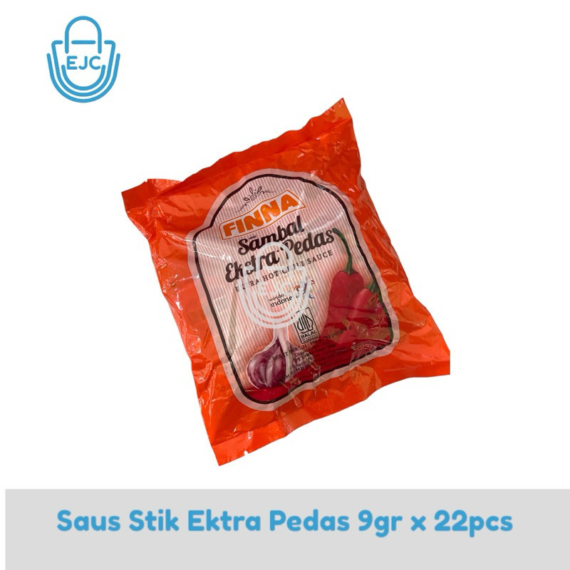 

[EJC] Saus Stik Saus Sachet Finna Ekstra Pedas Extra Pedas 9gr x 22pcs