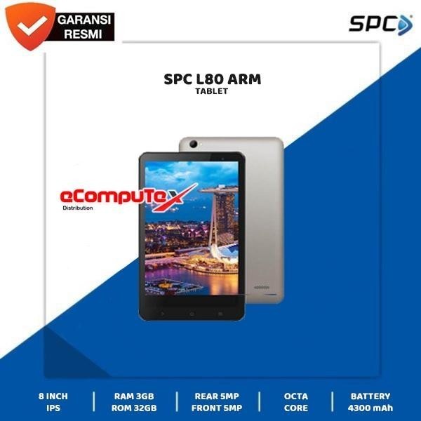 SPC PC TABLET L80 ARM - 3GB/32GB 8" 5MP/5MP ANDROID 10"