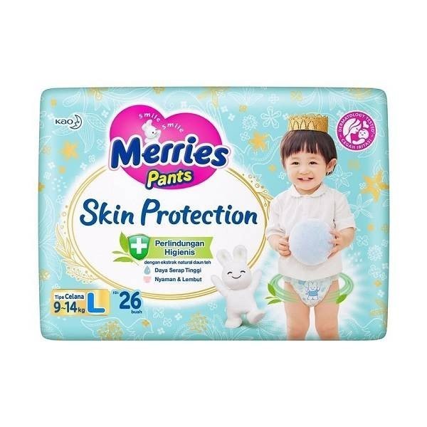 Pampers Pampers MERRIES SKIN PROTEXTION L-26 Diskon