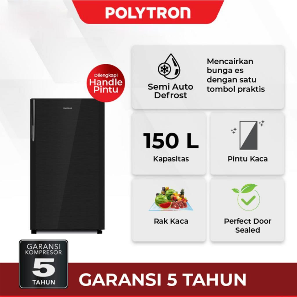 Kulkas Polytron PRA 15DMY / PRA15DMY Kulkas 1 Pintu 150 liter